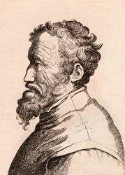 Miguel Ángel di Lodovico Buonarroti Simoni, ilustración de 